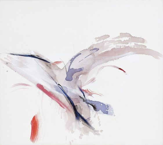 Dorith Teichman, Bird,acrylic on canvas, 80x90cm, 2018
