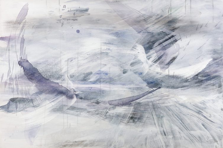 Dorith Teichman, Genesis, 80x120 cm,acrylic on canvas, 2020
