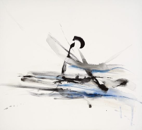 סירה,אקריליק על קנווס, 2016, 110x120 cm
